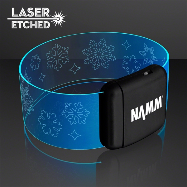 Cool Lights Snowflake Bracelet Magnet Clasp - Image 1
