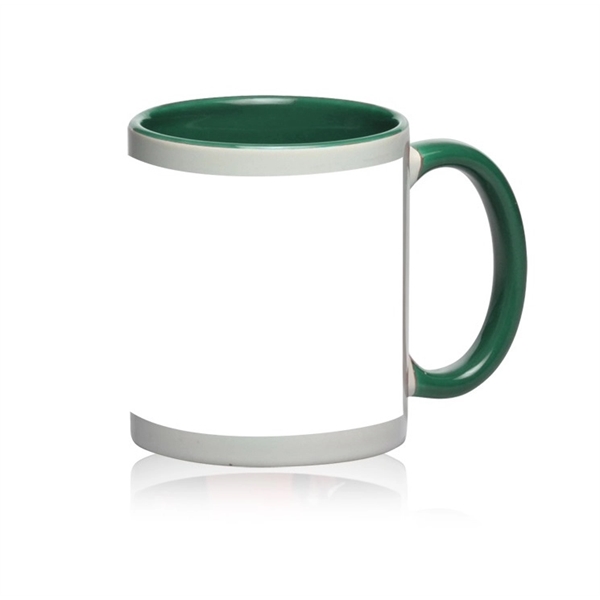 Two-Tone Full Color Coffee Mug 11 oz. Sublimated Mugs - Image 5