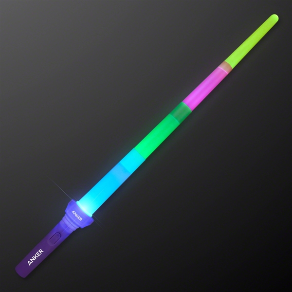 Neon Glow Expanding Light Sword, 60 day overseas production  - Image 1