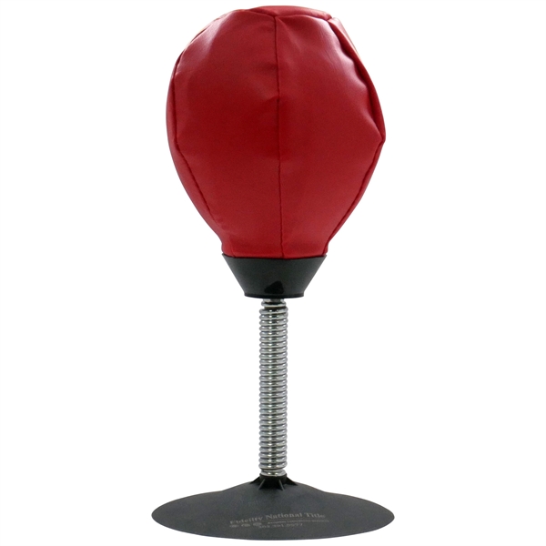 Desktop Punch Bag with Suction Cup and Pump - Stress Buster - Image 2
