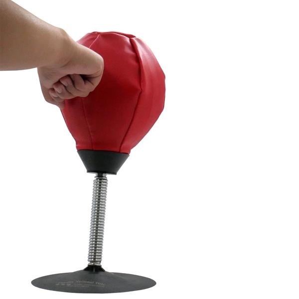 Desktop Punch Bag with Suction Cup and Pump - Stress Buster - Image 5