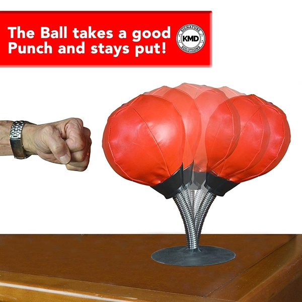 Desktop Punch Bag with Suction Cup and Pump - Stress Buster - Image 8
