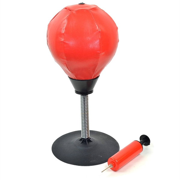Desktop Punch Bag with Suction Cup and Pump - Stress Buster - Image 9