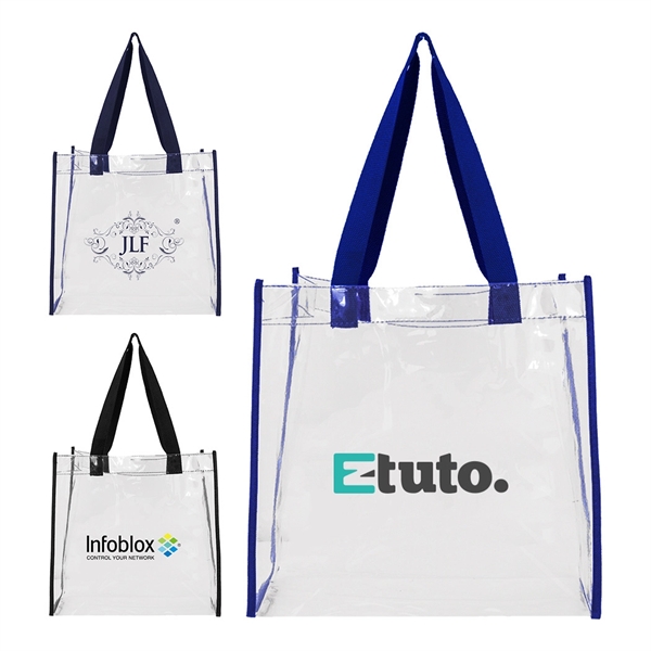 Clear Travel Tote Bag - Image 1