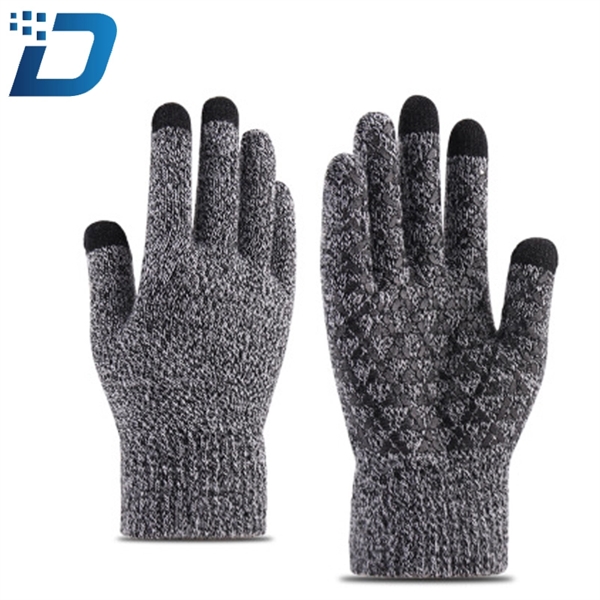 Knit Thickened Warm Winter Gloves - Image 4