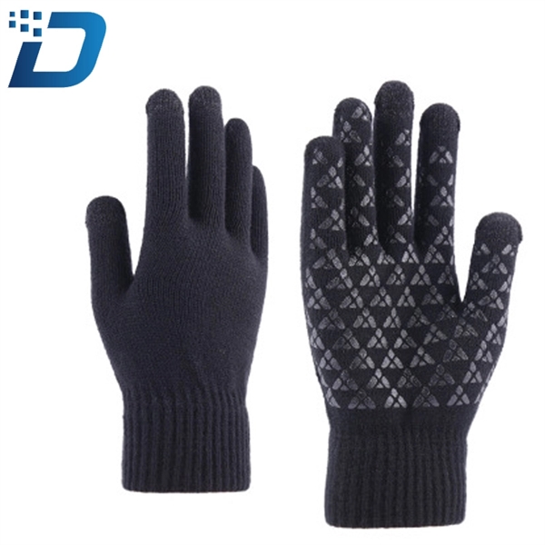 Knit Thickened Warm Winter Gloves - Image 5