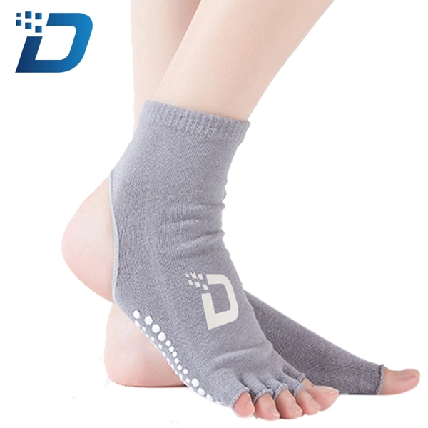 Cotton Mid-tube Yoga Socks - Image 5