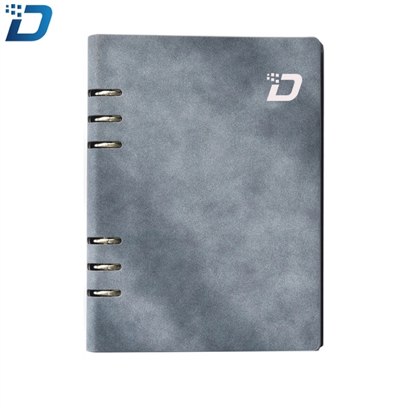 Loose Leaf Notebook PU Leather Diary Book - Image 2