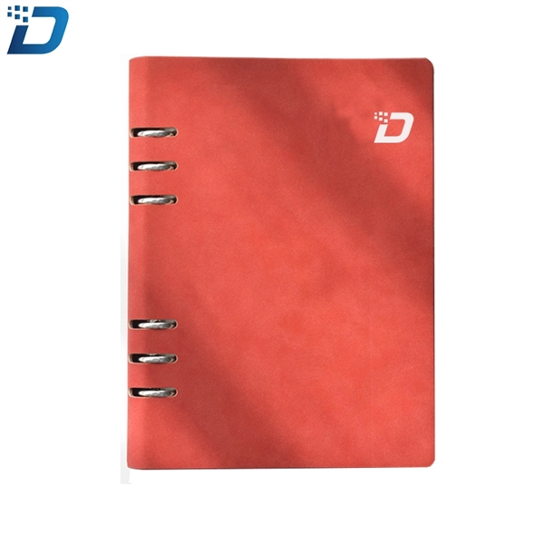 Loose Leaf Notebook PU Leather Diary Book - Image 3