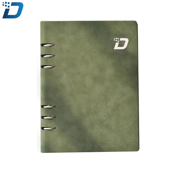 Loose Leaf Notebook PU Leather Diary Book - Image 4