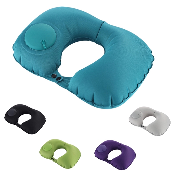 Portable Inflatable Neck Pillow - Image 1