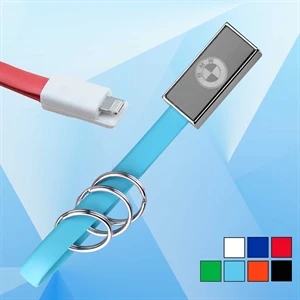 USB Slide Magnet Charging Cable w/ Key Rings