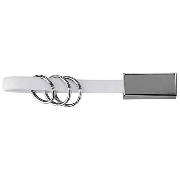 USB Slide Magnet Charging Cable w/ Key Rings - Image 2