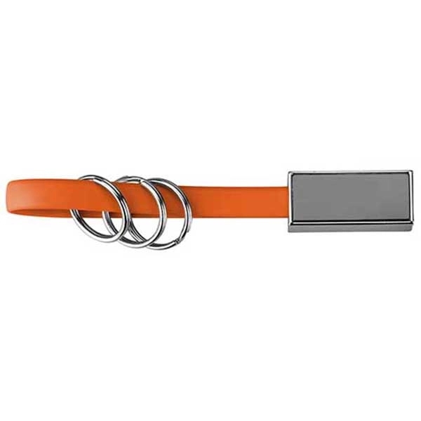 USB Slide Magnet Charging Cable w/ Key Rings - Image 4