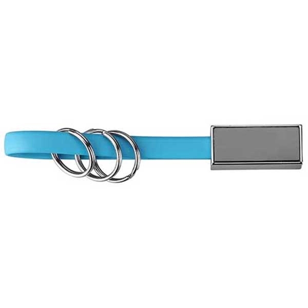 USB Slide Magnet Charging Cable w/ Key Rings - Image 5