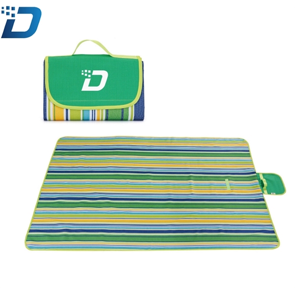 Roll-Up Blanket Outdoor Picnic Mat - Image 2
