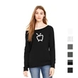 BELLA+CANVAS ® Women's Sponge Fleece Wide-Neck Sweatshirt