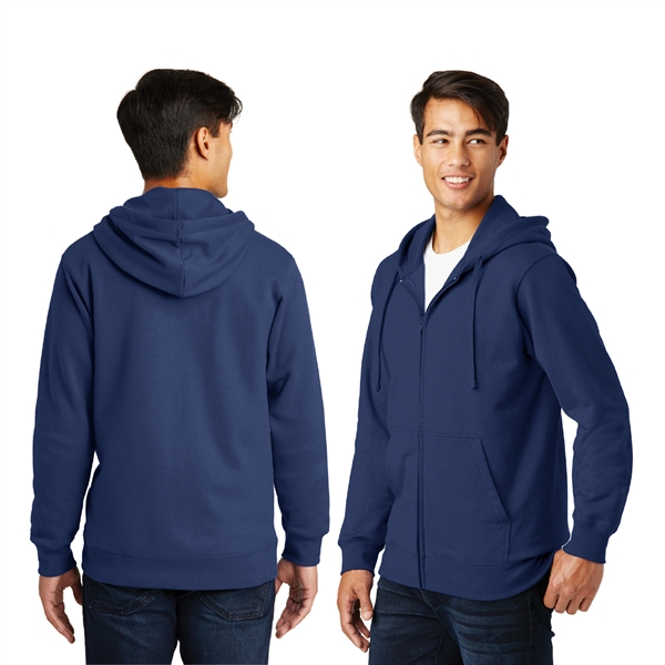 Port & Company® Fan Favorite™ Fleece Full-Zip Sweatshirt - Image 2