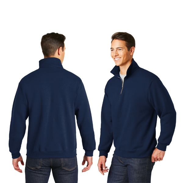 JERZEES® SUPER SWEATS® NuBlend® 1/4-Zip Sweatshirt - Image 2
