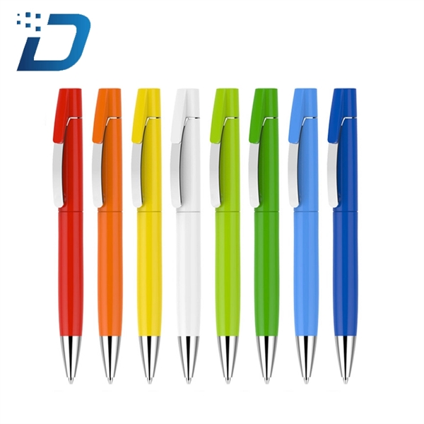 Ballpoint Pen With Metal Clip - Image 1
