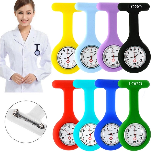 Silicone Nurse Brooch Watch     - Image 1