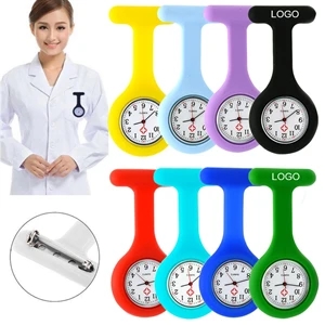 Silicone Nurse Brooch Watch    