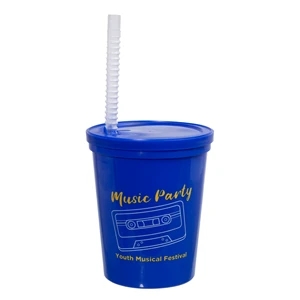 16 OZ. LITTLE SIPS STADIUM CUP WITH STRAW