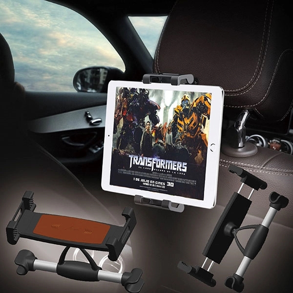 Stretchable Car Seat Back Headrest Phone Holder - Image 2