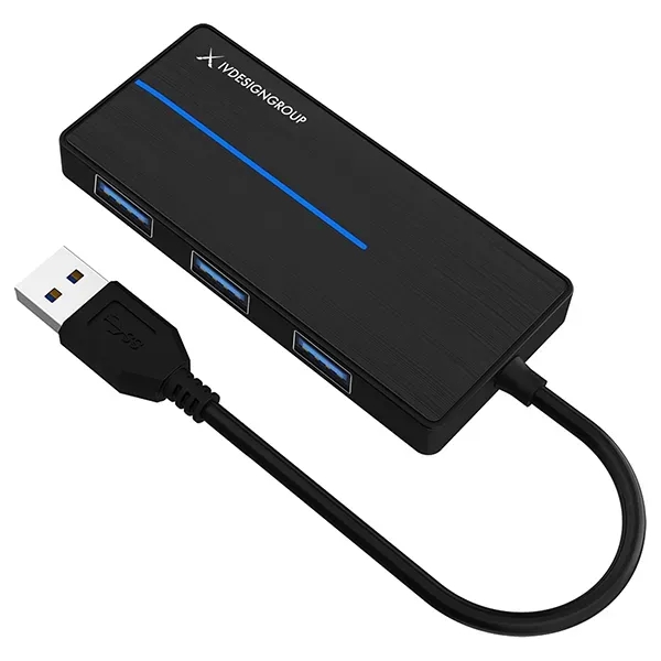 Ultra Slim 3-Port USB 3.0 Data Hub With SD/TF Card Reader - Image 4