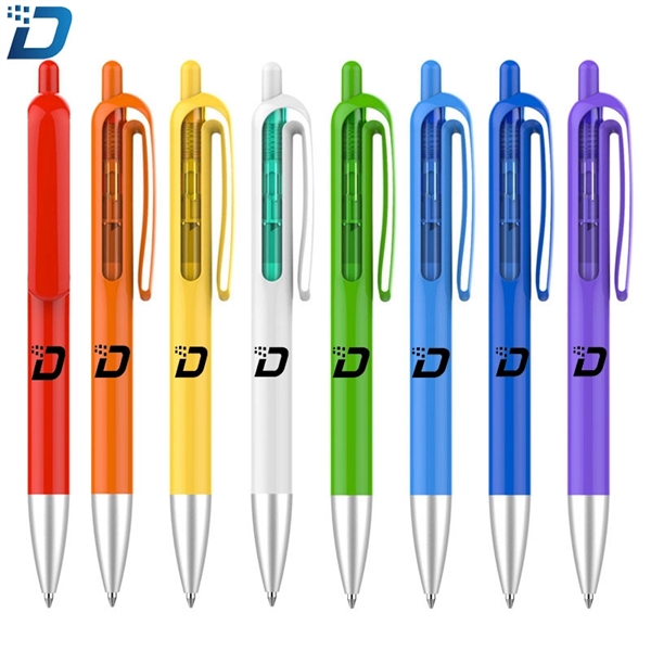 Ballpoint Pen Plastic Push Stylus Pen - Image 1