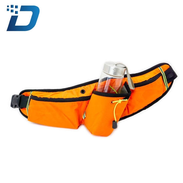 Waterproof Sport Waist Pouch With Cup - Image 5