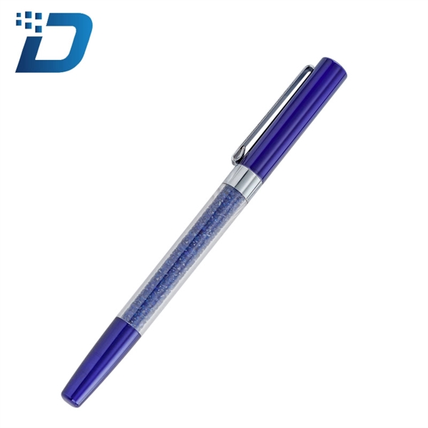 Shiny Metal Ballpoint Pen - Image 2