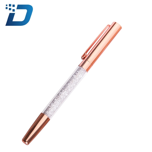 Shiny Metal Ballpoint Pen - Image 3