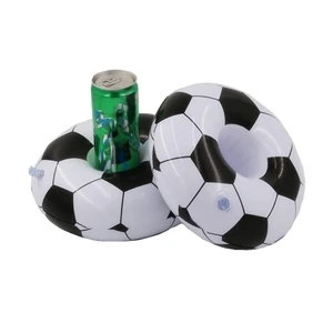 Soccer Inflatable Floating Water Cup Holder