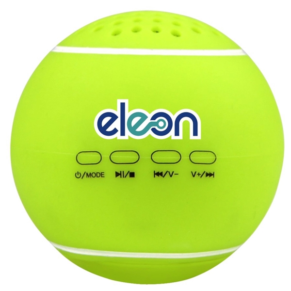 Tennis Ball Shaped Bluetooth Speaker - Image 1