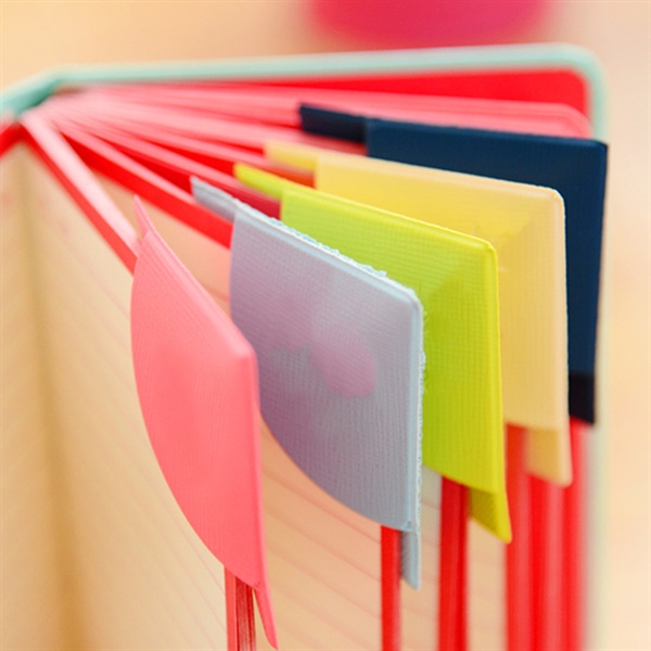Multicolor PU leather corner bookmark - Image 2