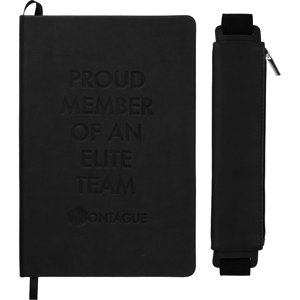 FUNCTION Office Hard Bound Notebook With Pen Pouch - Image 1