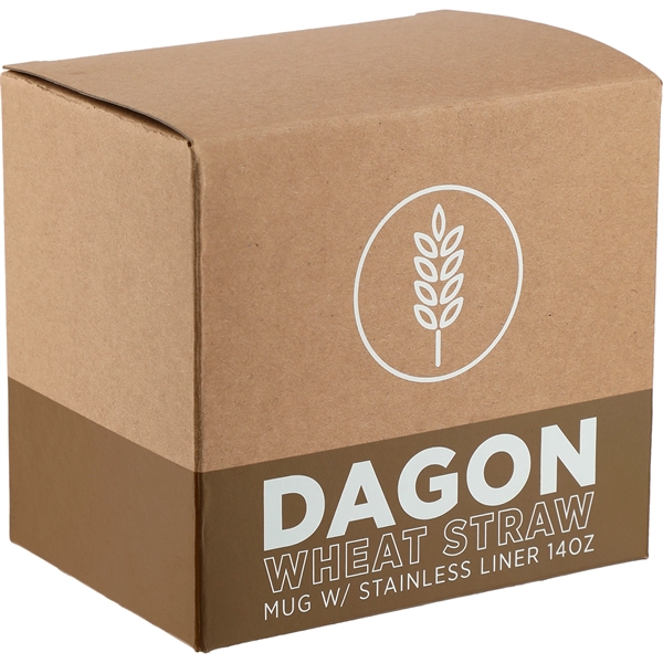 Dagon Wheat Straw Mug w/ Stainless Liner 14oz - Image 11