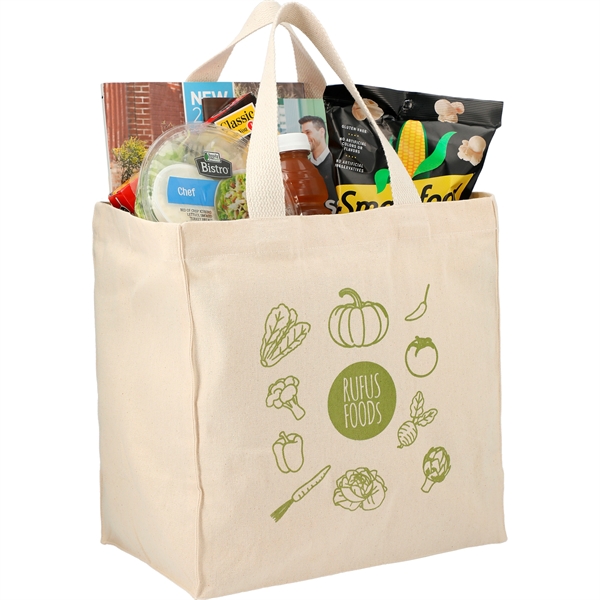Essential 8oz Cotton Grocery Tote - Image 2
