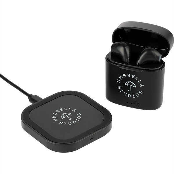 Oros TWS Auto Pair Earbuds & Wireless Charging Pad - Image 1