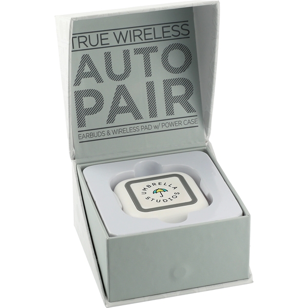 TWS Auto Pair Earbuds & Wireless Pad Power Case - Image 6