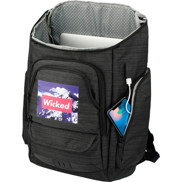NBN Whitby 15" Computer Backpack w/ USB Port - Image 9