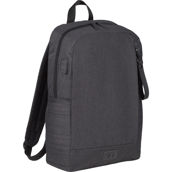 NBN Whitby Slim 15" Computer Backpack w/ USB Port - Image 4