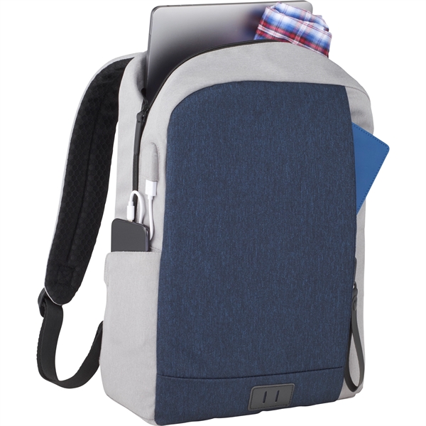 NBN Whitby Slim 15" Computer Backpack w/ USB Port - Image 13