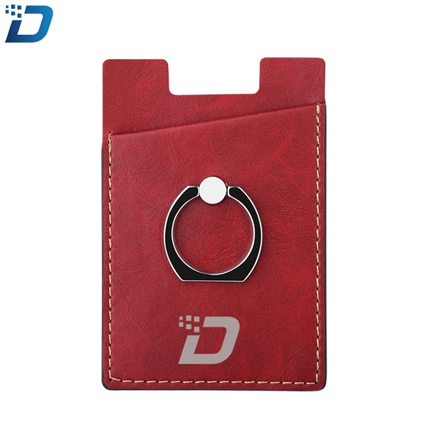 Ring Buckle Phone Card Holder - Image 2