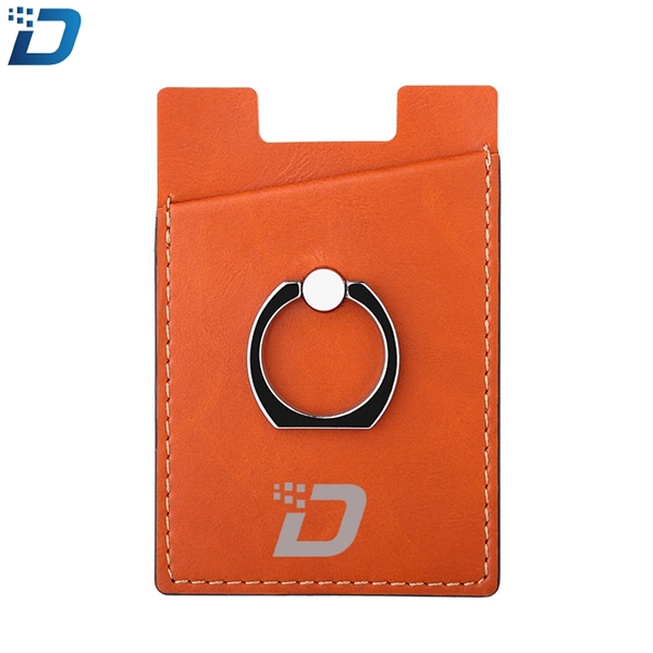 Ring Buckle Phone Card Holder - Image 3