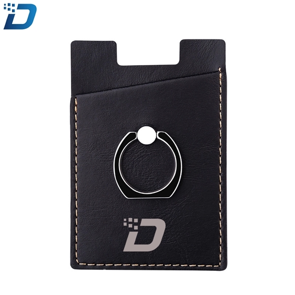 Ring Buckle Phone Card Holder - Image 4