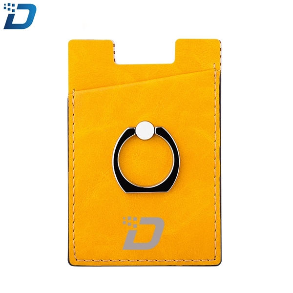 Ring Buckle Phone Card Holder - Image 5