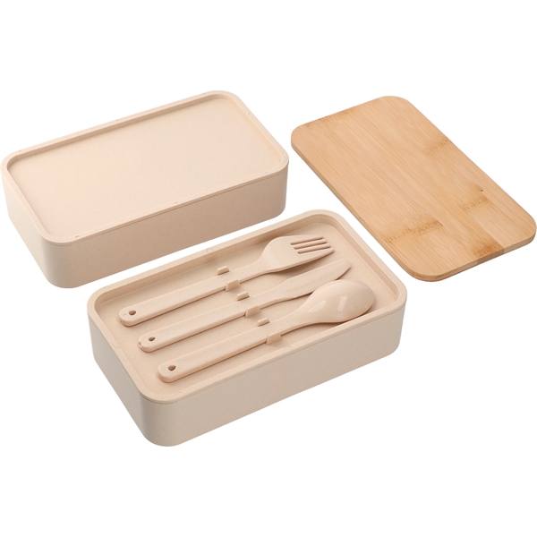 Stackable Bamboo Fiber Bento Box - Image 5