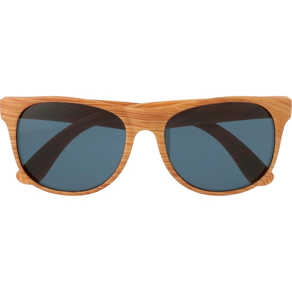 Miami Bamboo Tone Sunglasses - Image 3